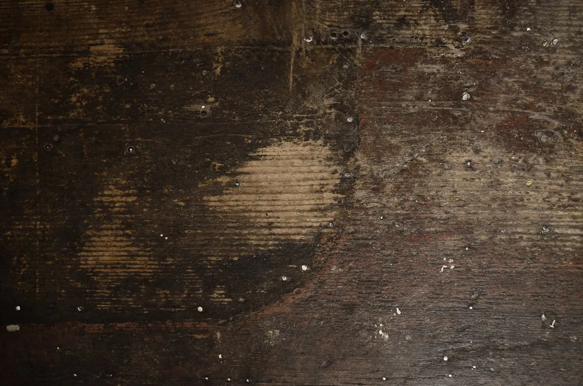 Three-step wood restoration process showing clean, brighten, and seal stages on a deck